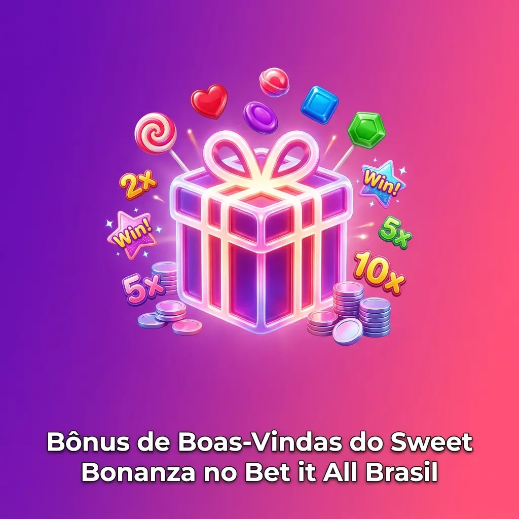 Bônus de boas-vindas do Bet it All Brasil para jogar Sweet Bonanza com depósito mínimo via Pix