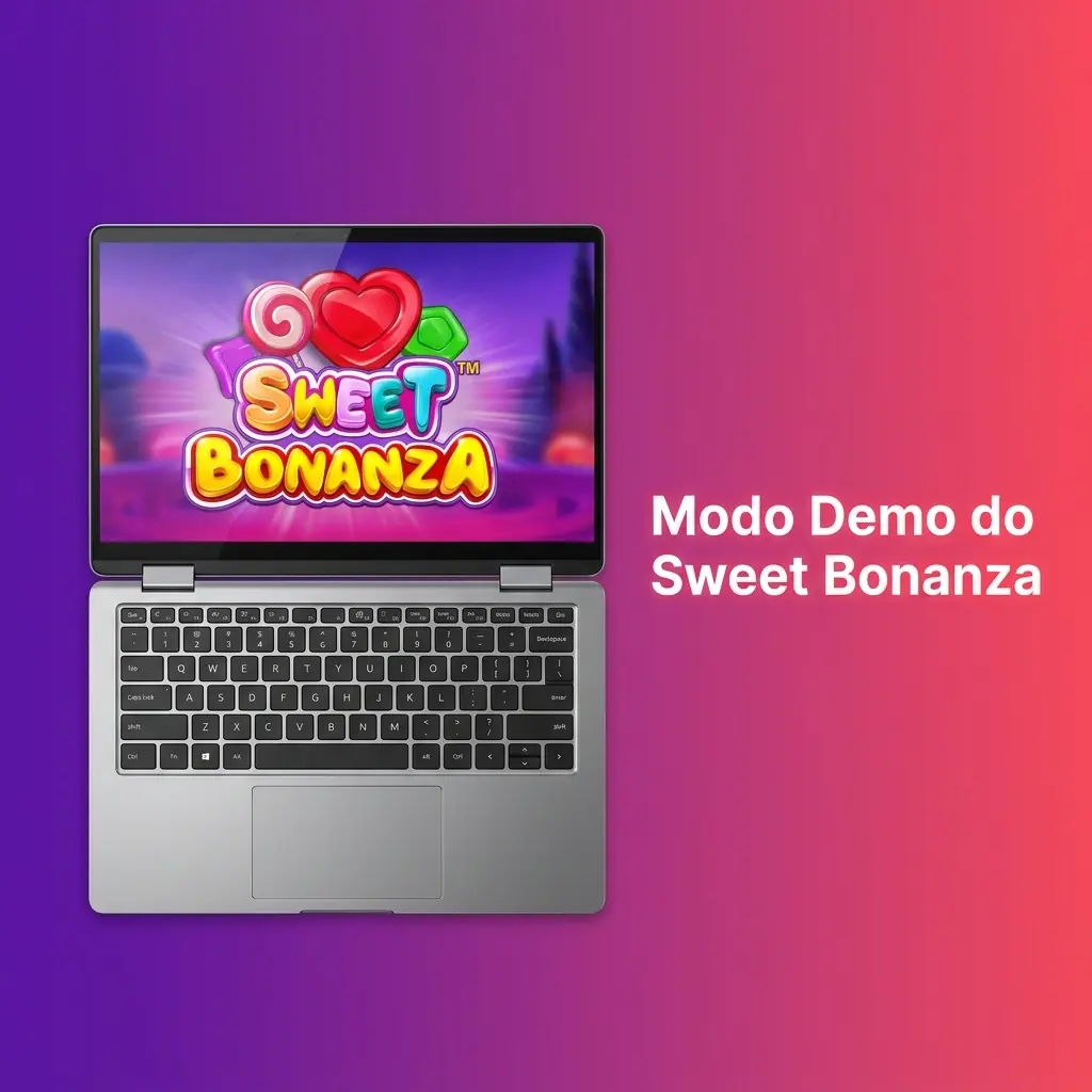 Modo demo do Sweet Bonanza com frutas coloridas e interface de jogo sem dinheiro real