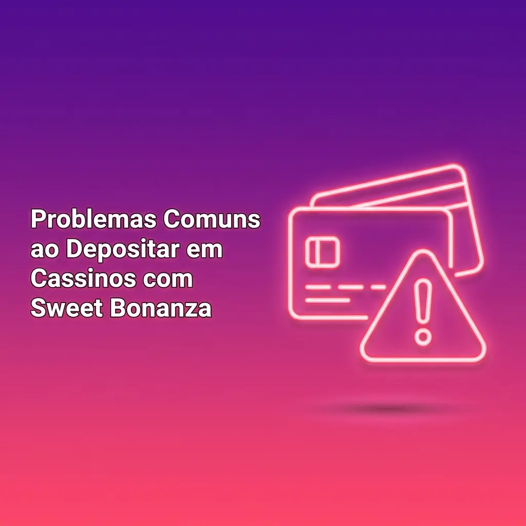 Problemas comuns ao depositar em cassinos com Sweet Bonanza: banco, Pix, verificação e erros de dados.