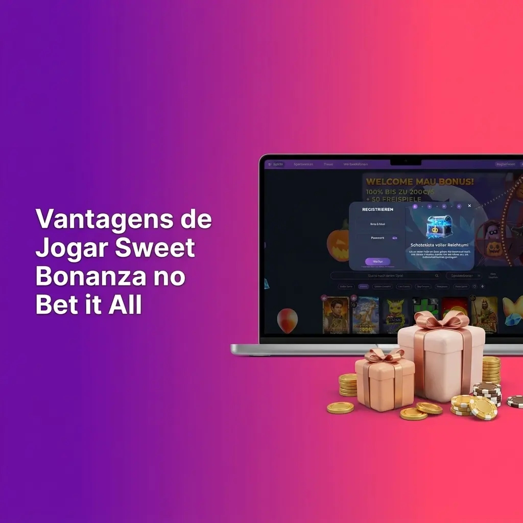 Vantagens de jogar Sweet Bonanza no Bet it All: RTP alto, Pix, suporte em português e modo demo grátis